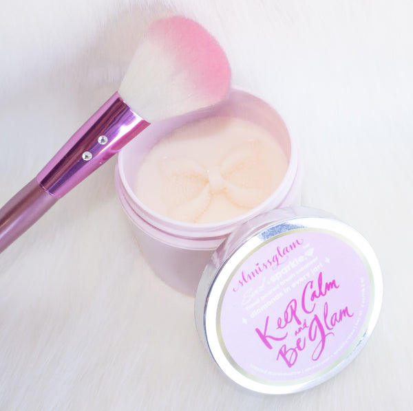 Keep Calm and be Glam Brush Cleaner♥